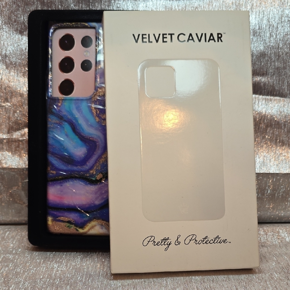 S21 ULTRA Velvet Caviar Blue and Purple Phone Case💜🩷🩵